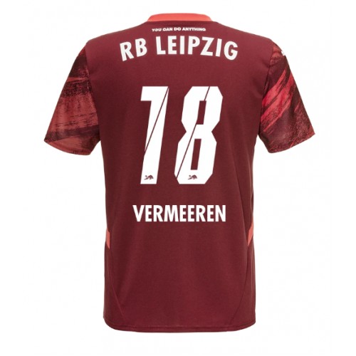 Fotbalové Dres RB Leipzig Arthur Vermeeren #18 Venkovní 2024-25 Krátký Rukáv